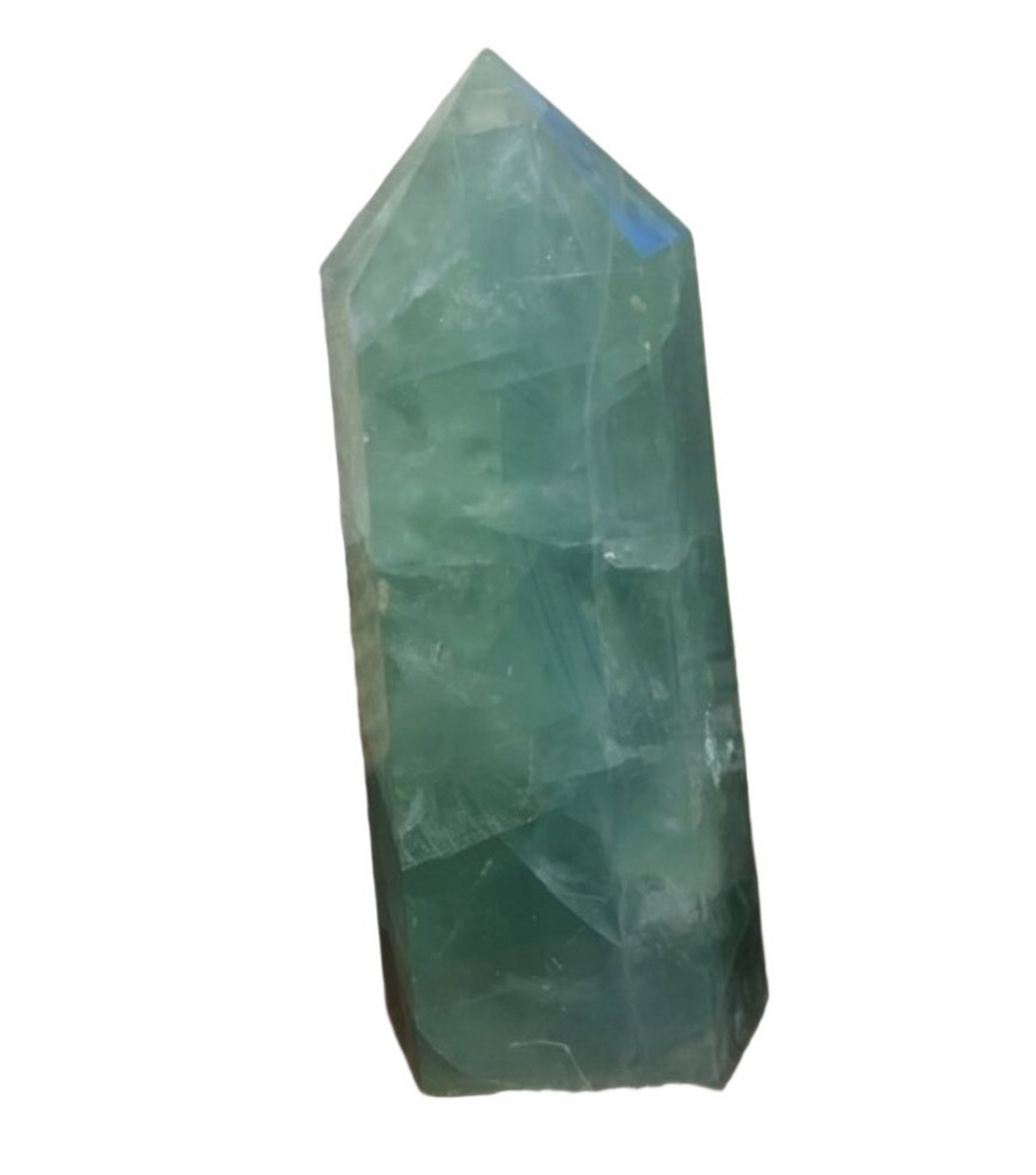 Natural Green Fluorite "Heart Chakra" Obelisk Quartz Crystal Point ~ 1248g ~ NWT - Picture 1 of 5